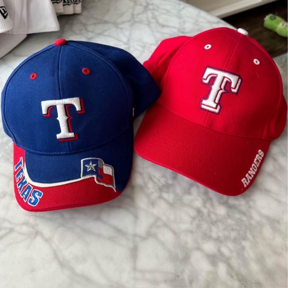 None Other - Texas Rangers Kids(Youth) Hats - 2 hats